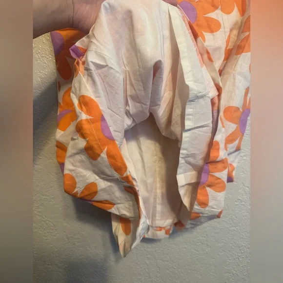 Princess Highway ModCloth Margo Daisy Linen Blend Dress - Picture 5 of 8